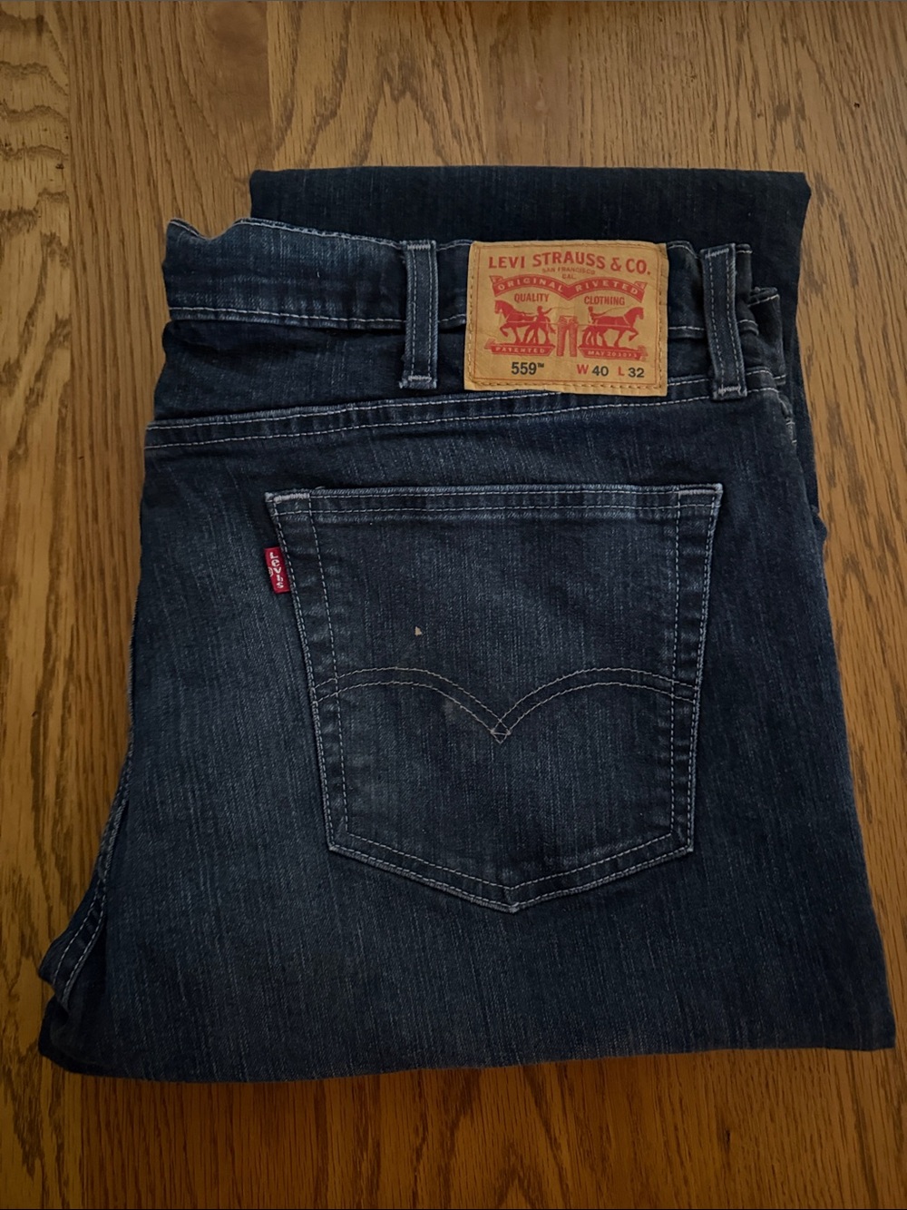 Levi's 559 Men's Bootcut Jeans in Dark Indigo